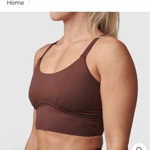 Born primitive your go to sports bra medium chicory brown espresso Nwt